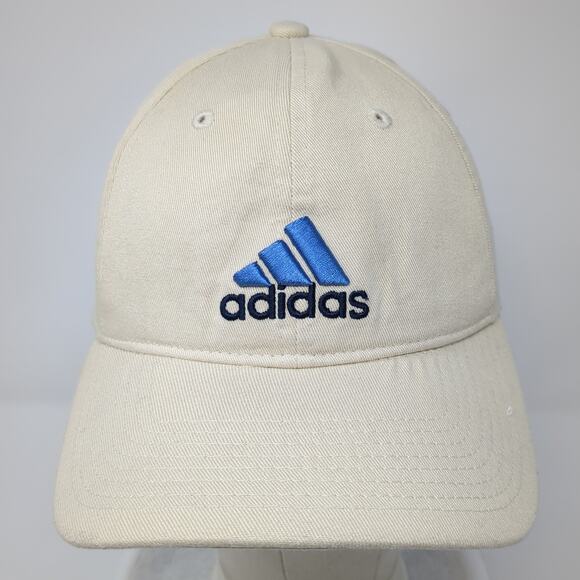 Adidas Climalite Fitted Baseball Cap Beige Size XL Embroidered 6 Panel - Picture 2 of 9